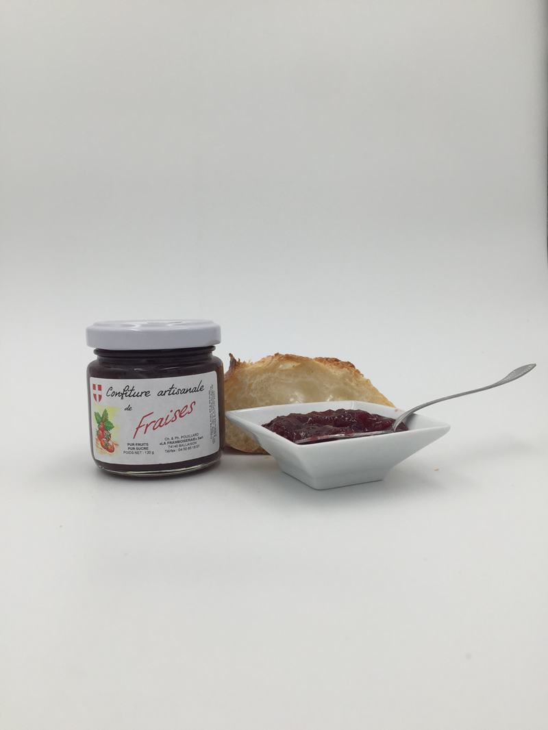 Confiture artisanale de Fraises - La Framboiseraie