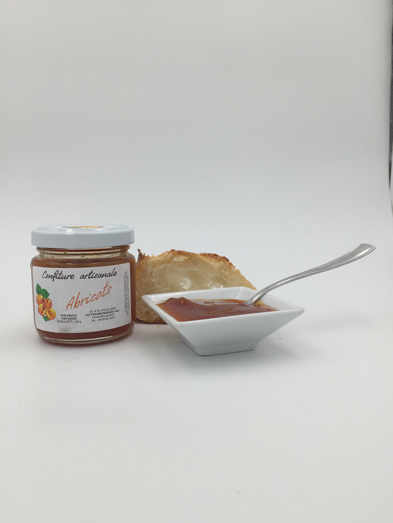 Confiture artisanale d&#39;Abricots - La Framboiseraie