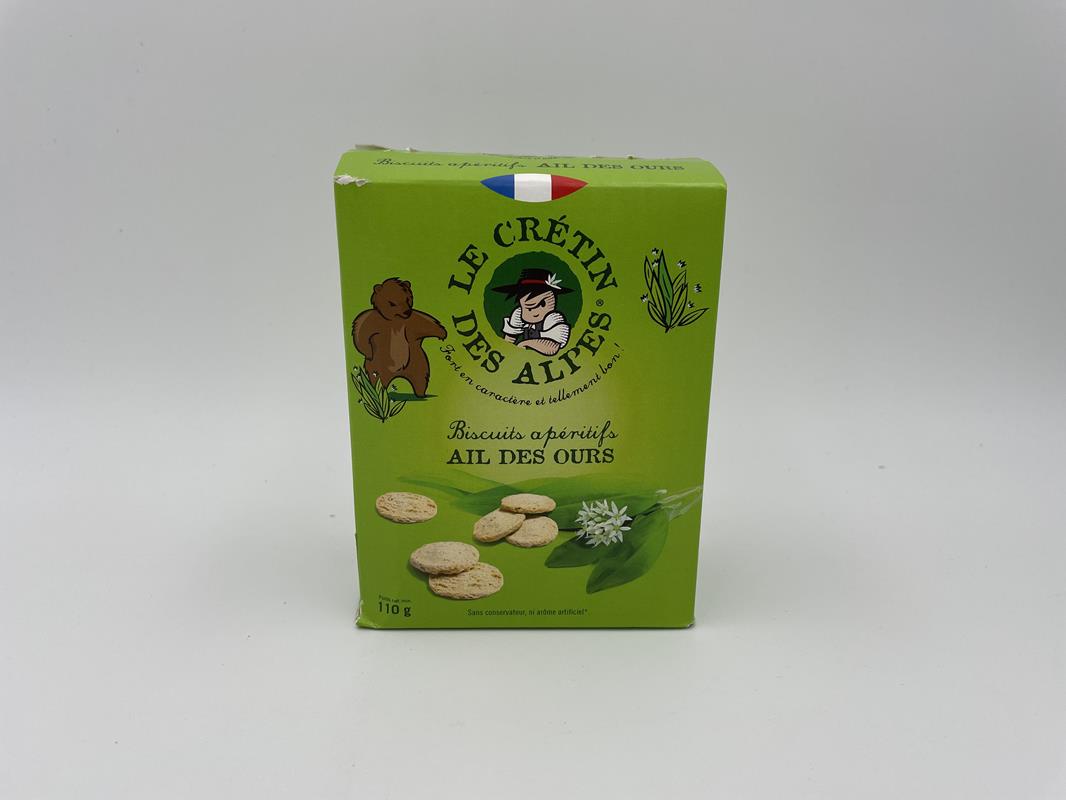 Biscuits ap&#233;ritif Ail des Ours &quot;Le Cr&#233;tin des Alpes&quot;