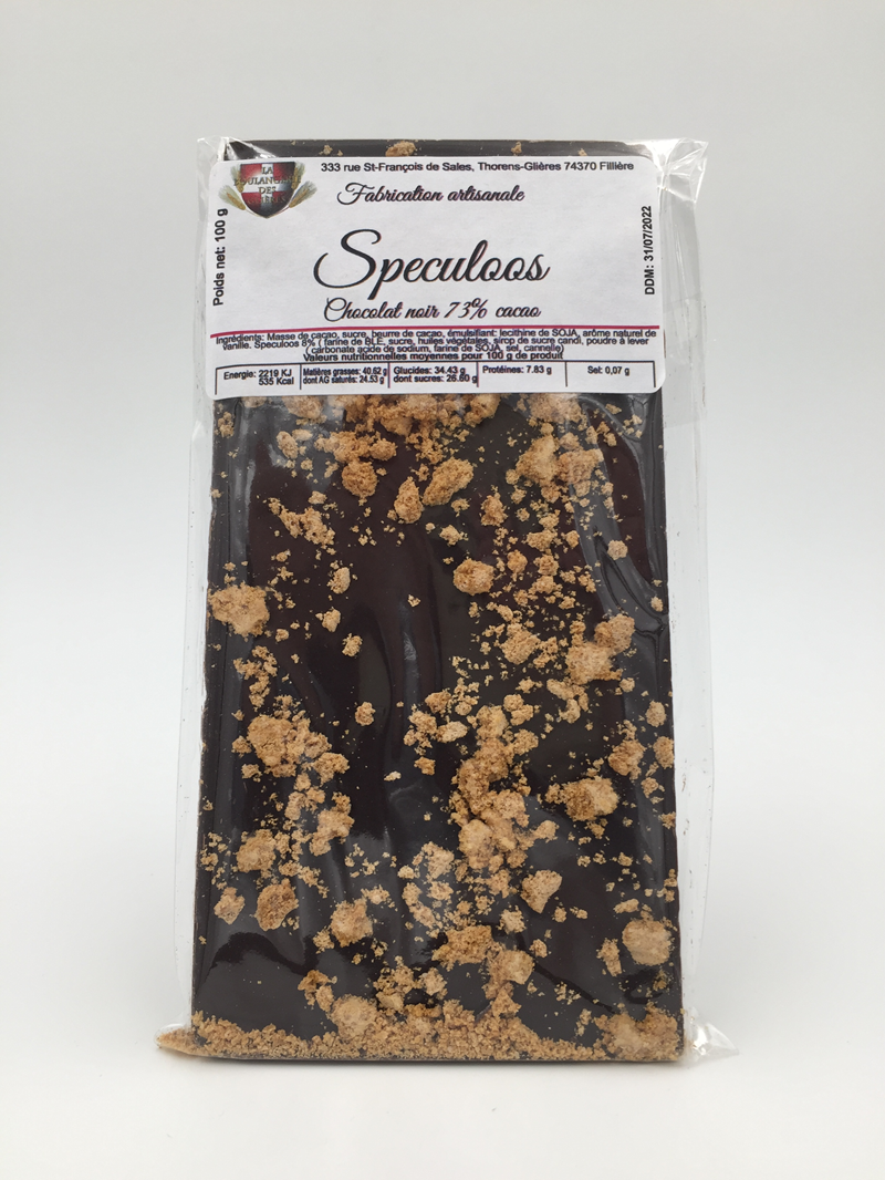 Speculos - chocolat noir 73% cacao